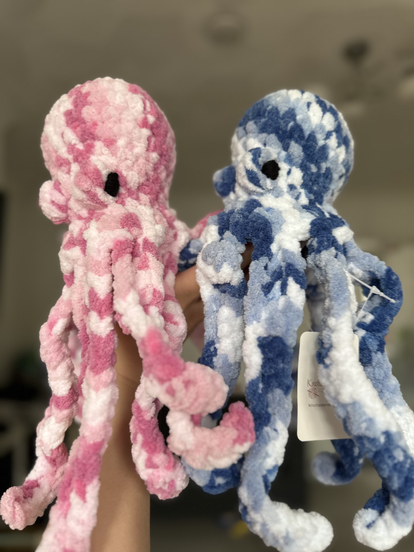 Large crochet octopus